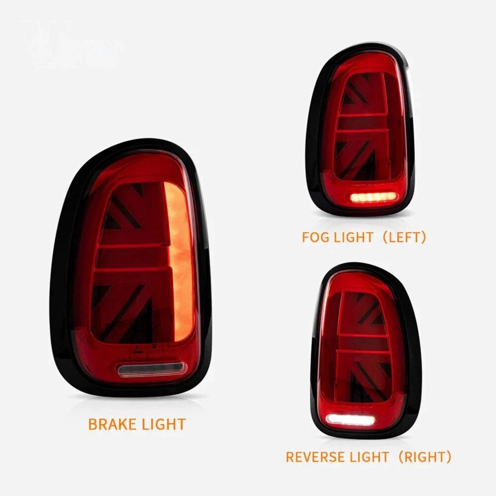 FULL LED TAIL LIGHTS LAMP FOR BMW MINI COOPER COUNTRYMAN R60 ANIMATION 2010-2016