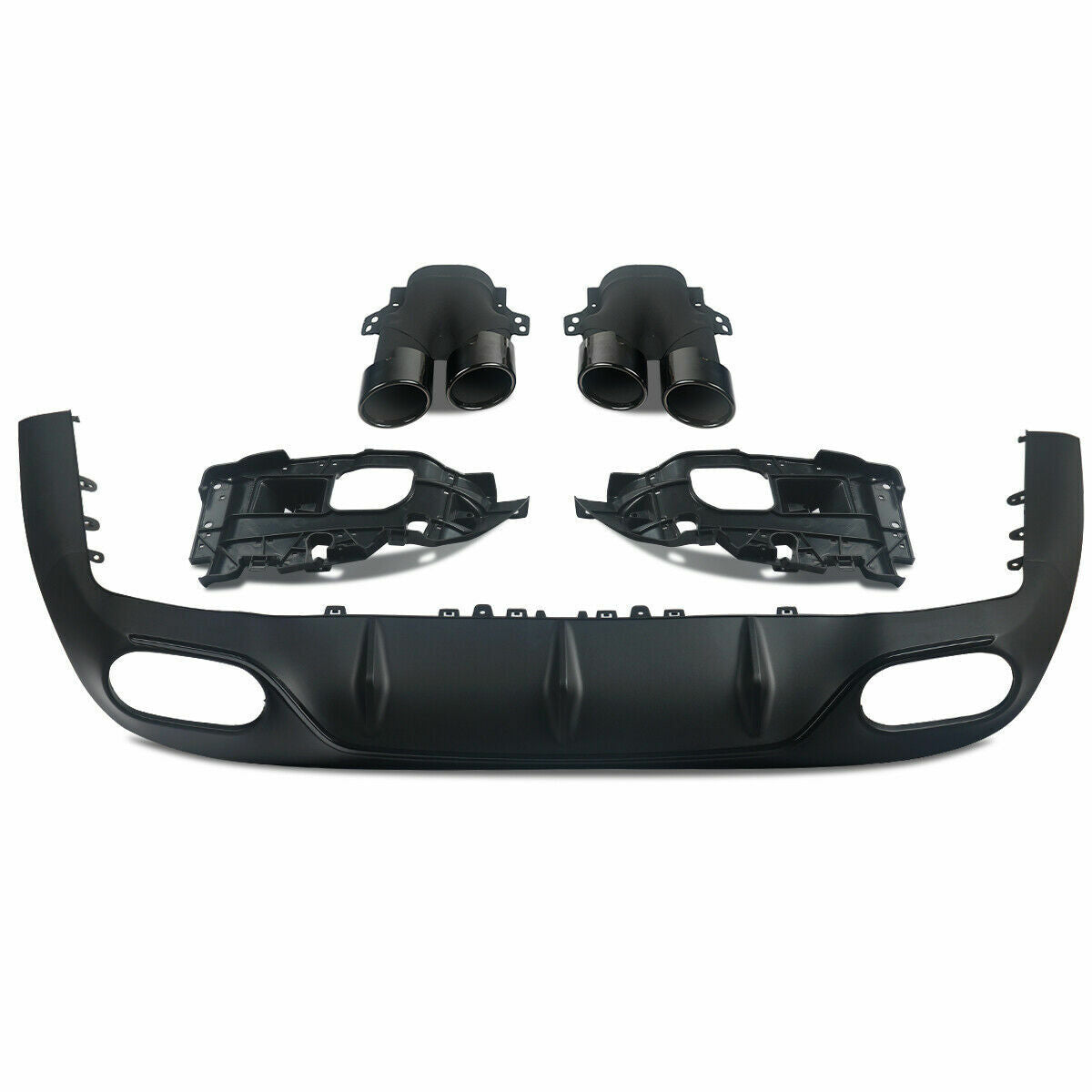 FOR MERCEDES E CLASS E53 REAR DIFFUSER LOOK COUPE C238 A238 CABRIOLET TAIL PIPE