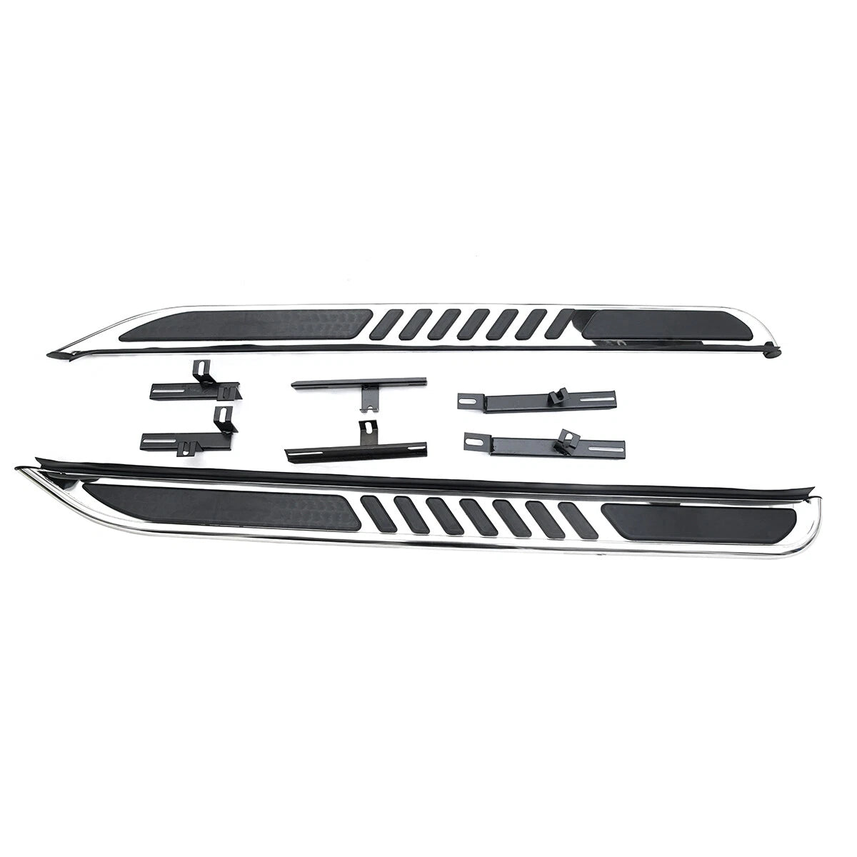 MONSOON STYLE SIDE STEPS RUNNING BOARD FOR AUDI Q5 2009-2016 NEW ALUMINIUM