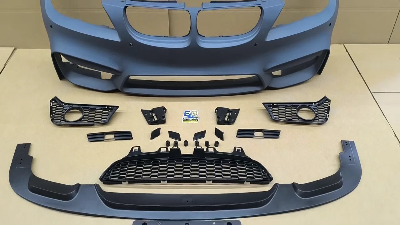 FOR BMW 3 SERIES E90 E91 SALOON TOURING M4 STYLE FRONT BUMPER LCI FACELIFT 08-11