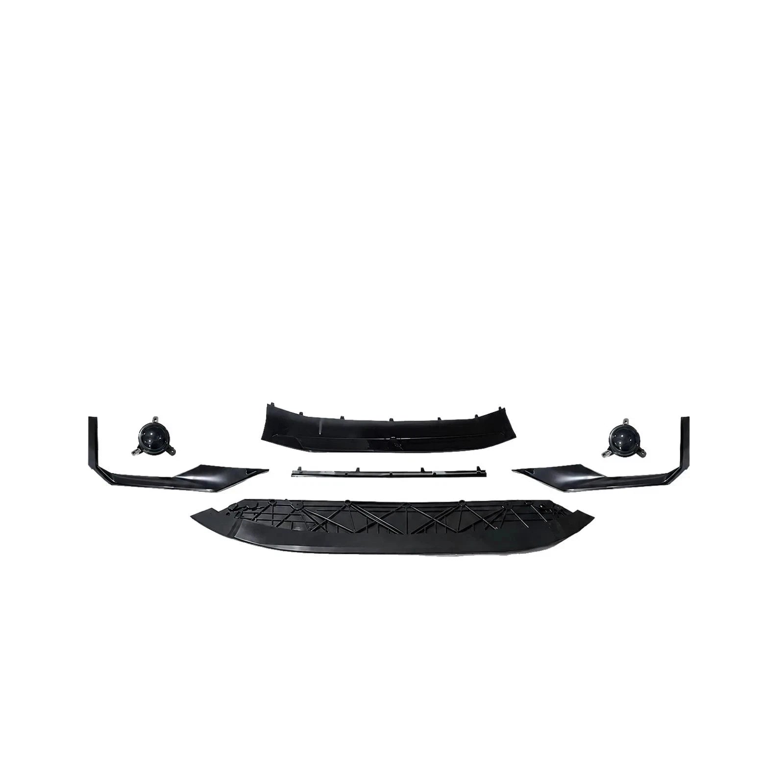 RS4 CONVERSION REAR & FRONT BUMPER BODYKIT SPLITTER FOR AUDI A4 B9 2017-20 SEDAN