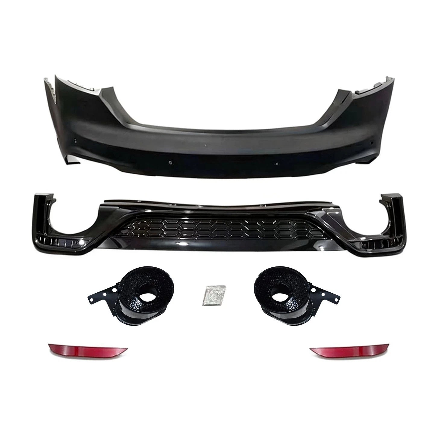 AUDI A5 F5 B9 SPORTBACK REAR BUMPER DIFFUSER TIPS RS5 BODYKIT PRIMED 2017-2019