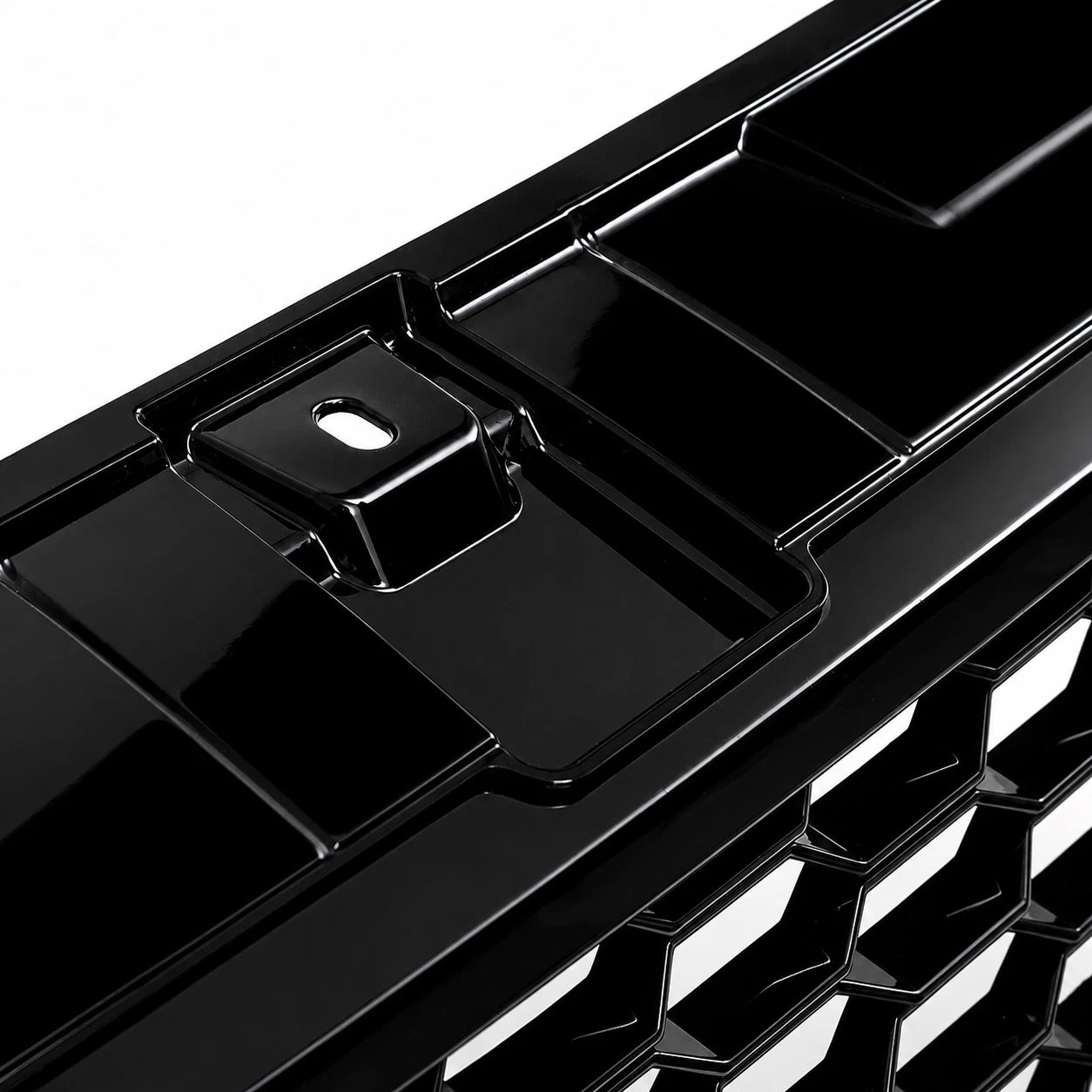 FOR AUDI A1 S1 8X FACELIFT 2015–2018 FRONT GRILLE RS1 STYLE GLOSS BLACK ABS
