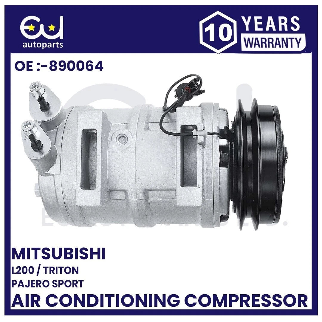 AIR CONDITIONING COMPRESSOR FOR MITSUBISHI L200 TRITON PAJERO SPORT 2.5 MN123626
