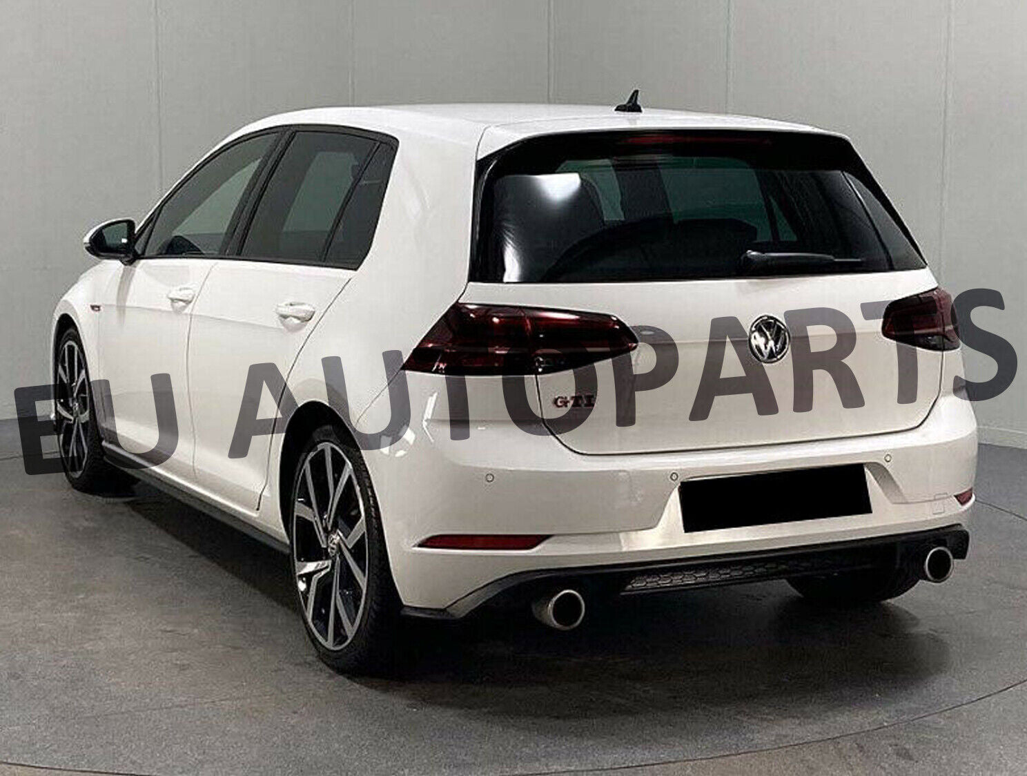 REAR VALANCE DIFFUSER SPOILER BODY KIT FOR VW GOLF GTI MK7.5 2017-2020 GLOSS BLK