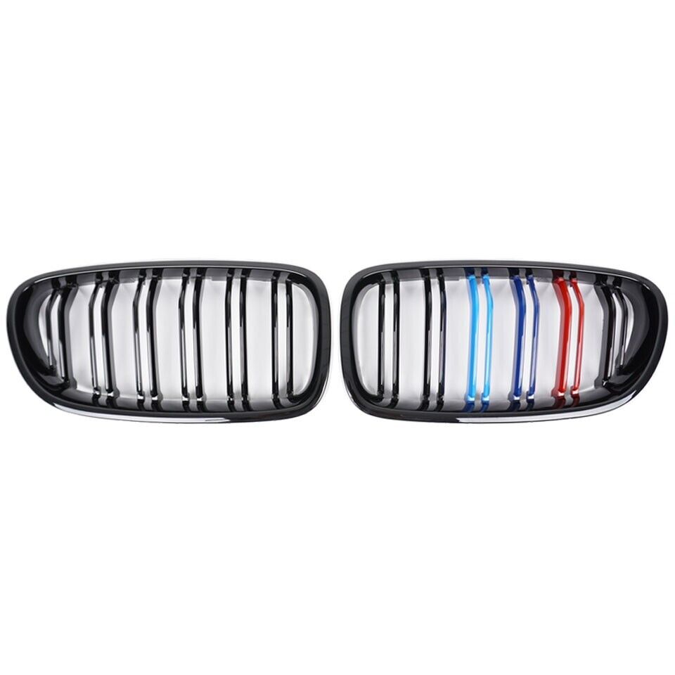 FOR BMW 5 SERIES F10 F11 FRONT M COLOR GLOSS M5 STYLE KIDNEY GRILLE GRILL 10-16