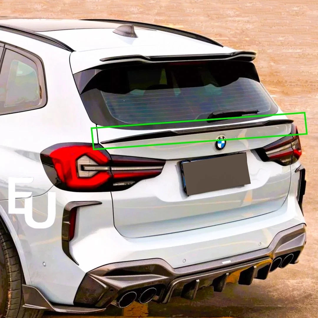 FOR BMW X3 G01 2021-2024 REAR MID BOOT SPOILER WING LOOK GLOSS