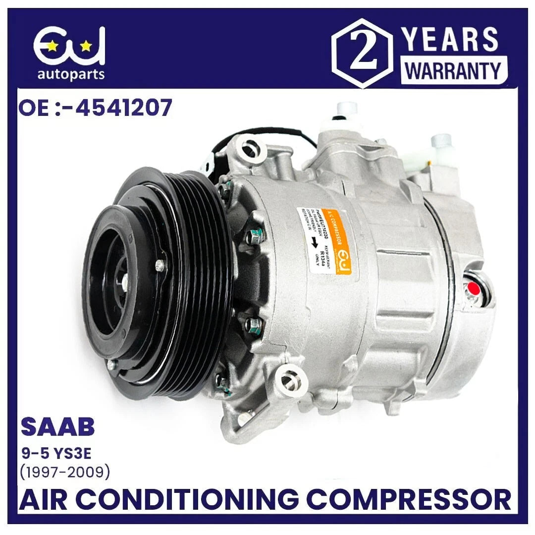 NEW AIR CONDITIONING A/C COMPRESSOR FOR SAAB 9-5 YS3E SERIES 1997-2009 12758380