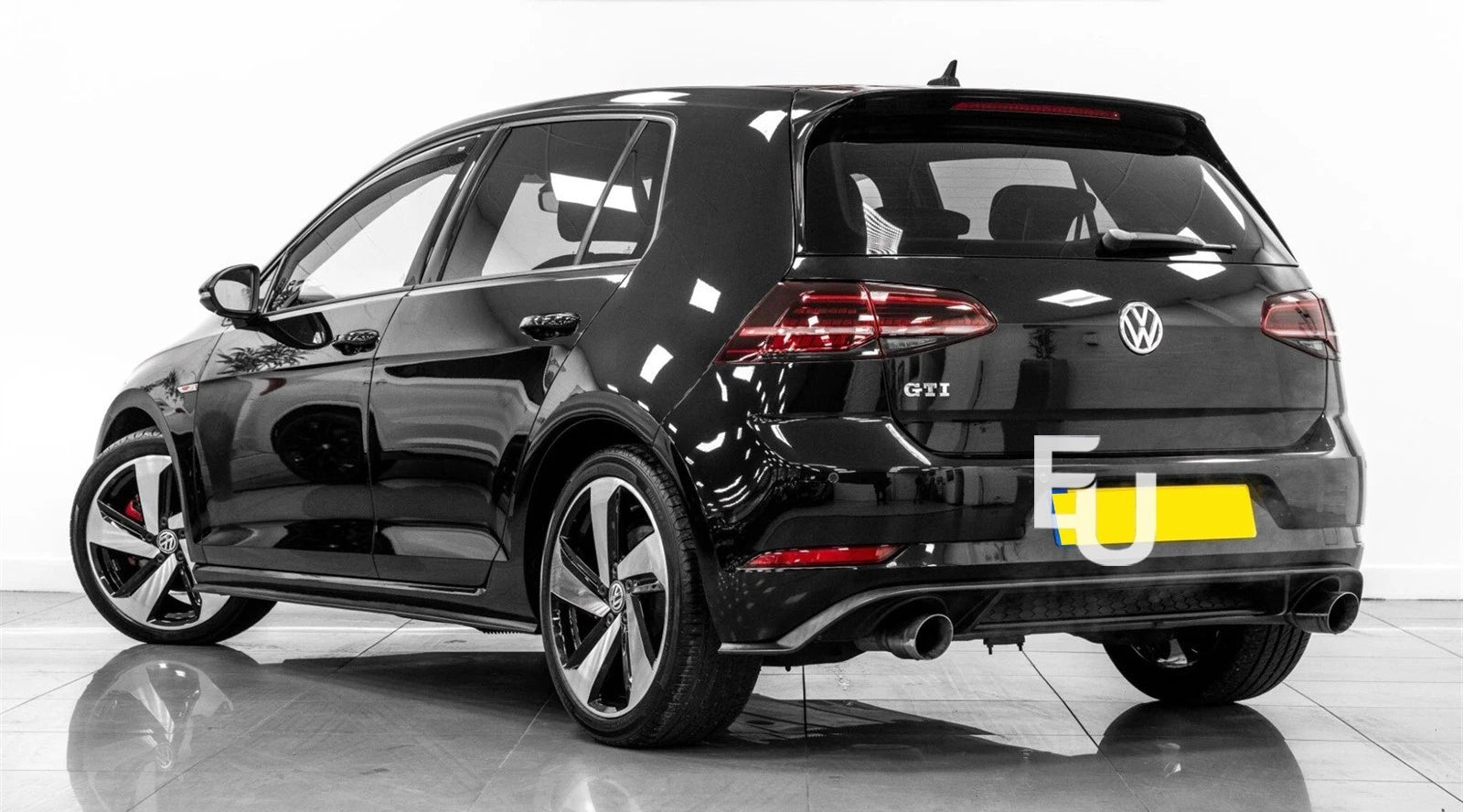 FOR VW GOLF MK7 MK7.5 R-LINE 2013-2018 GTI GTD STYLE SIDE SKIRT EXTENTION GLOSS