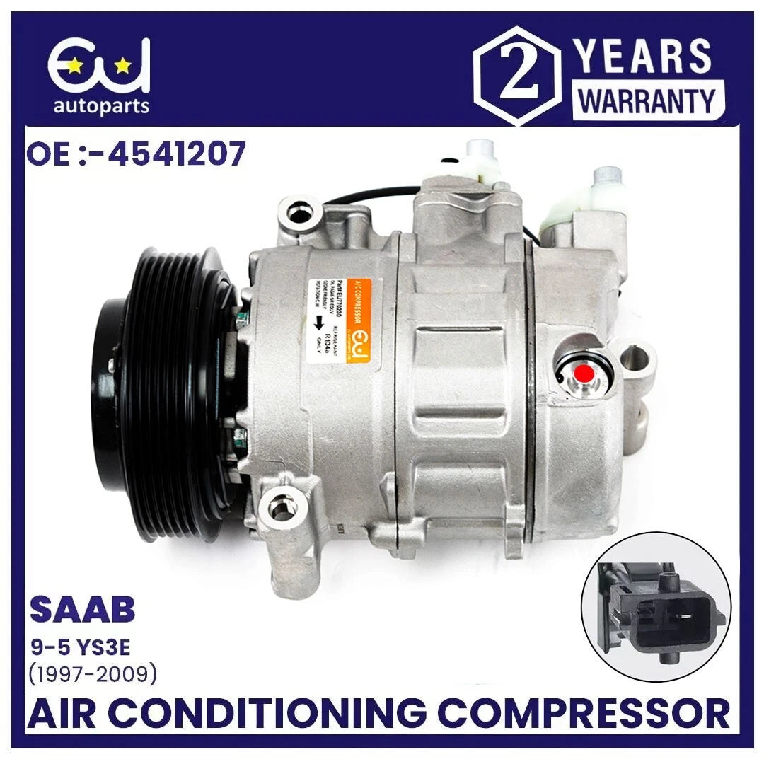 NEW AIR CONDITIONING A/C COMPRESSOR FOR SAAB 9-5 YS3E SERIES 1997-2009 12758380