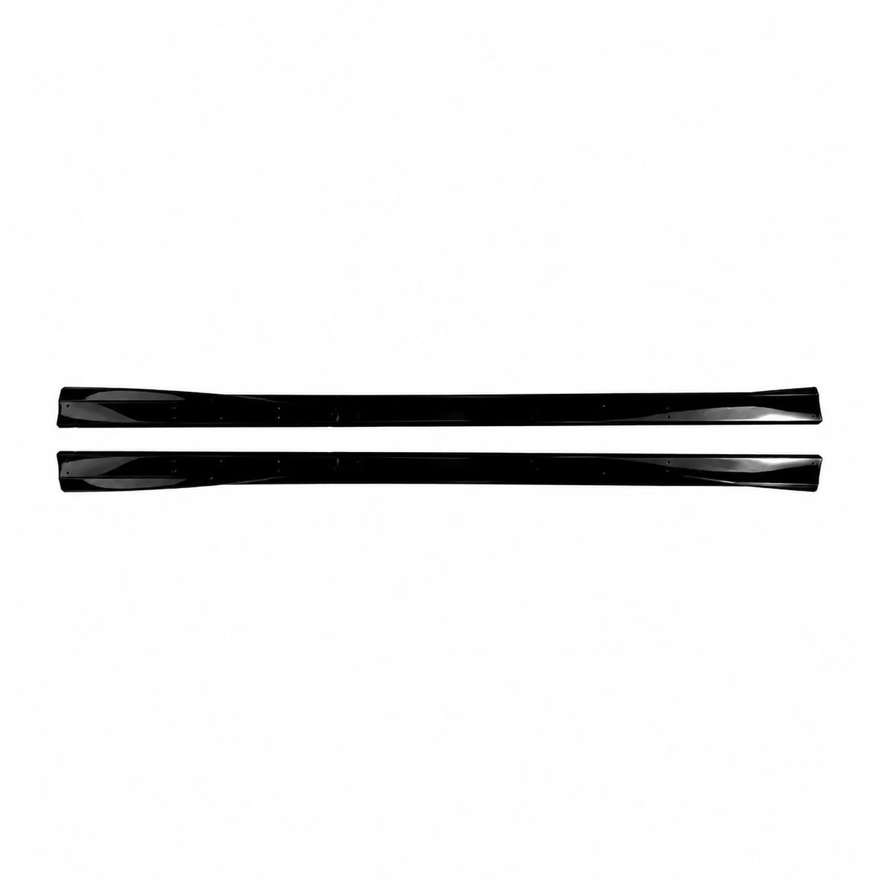 FOR MERCEDES E CLASS W214 S214 AMG LINE SIDE SKIRT EXTENSION LIP GLOSS BLACK 23+