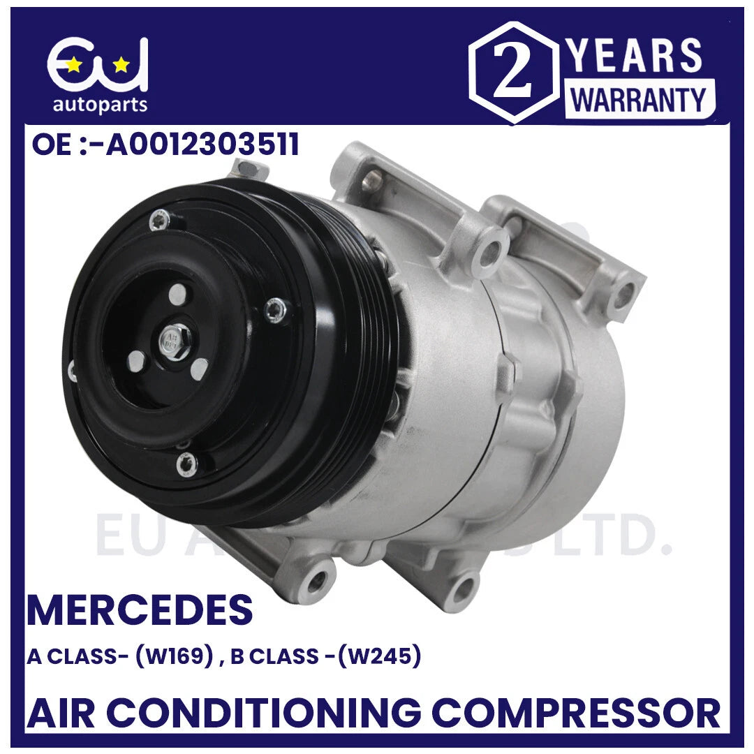AIR CON AC COMPRESSOR PUMP FOR MERCEDES A-CLASS W169 B-CLASS W245 PETROL ENGINES