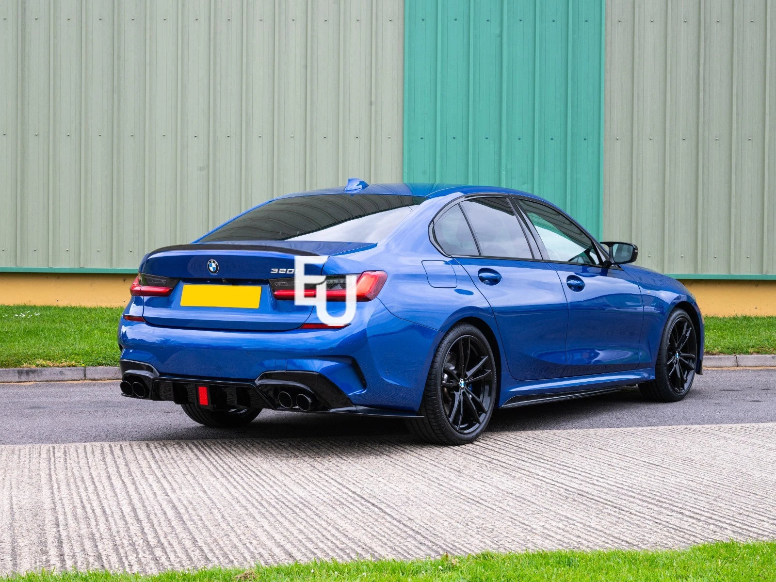 FOR BMW 3 SERIES G20 M SPORT BODYKIT FRONT SPLITTER REAR DIFFUSER W/ LIGHT 18-21