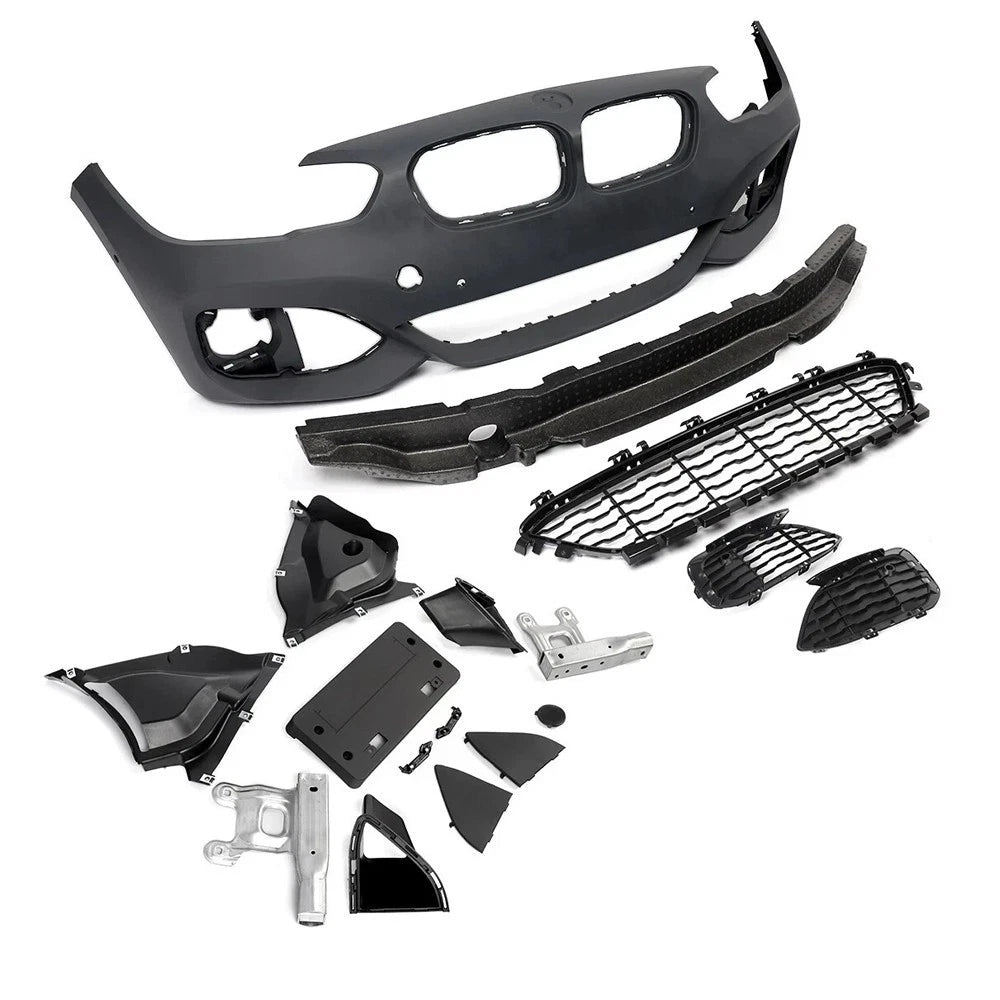 FOR BMW 1 SERIES F20 F21 LCI SPORT M135i M140i STYLE FULL AERO FRONT BUMPER KIT