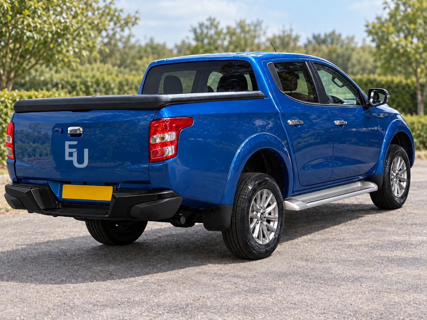 FOR MITSUBISHI L200 TRITON SERIES 5 BLACK REAR BUMPER STEP 2015-2019 PRE-LCI