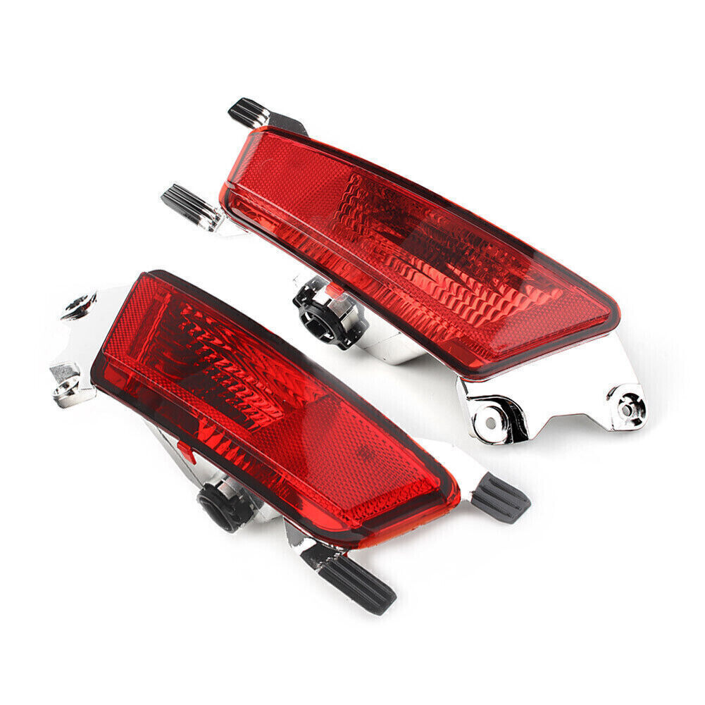 2X REAR BUMPER REFLECTOR TAIL FOG LIGHT WITH BULBS FIT LAND ROVER RANGE EVOQUE