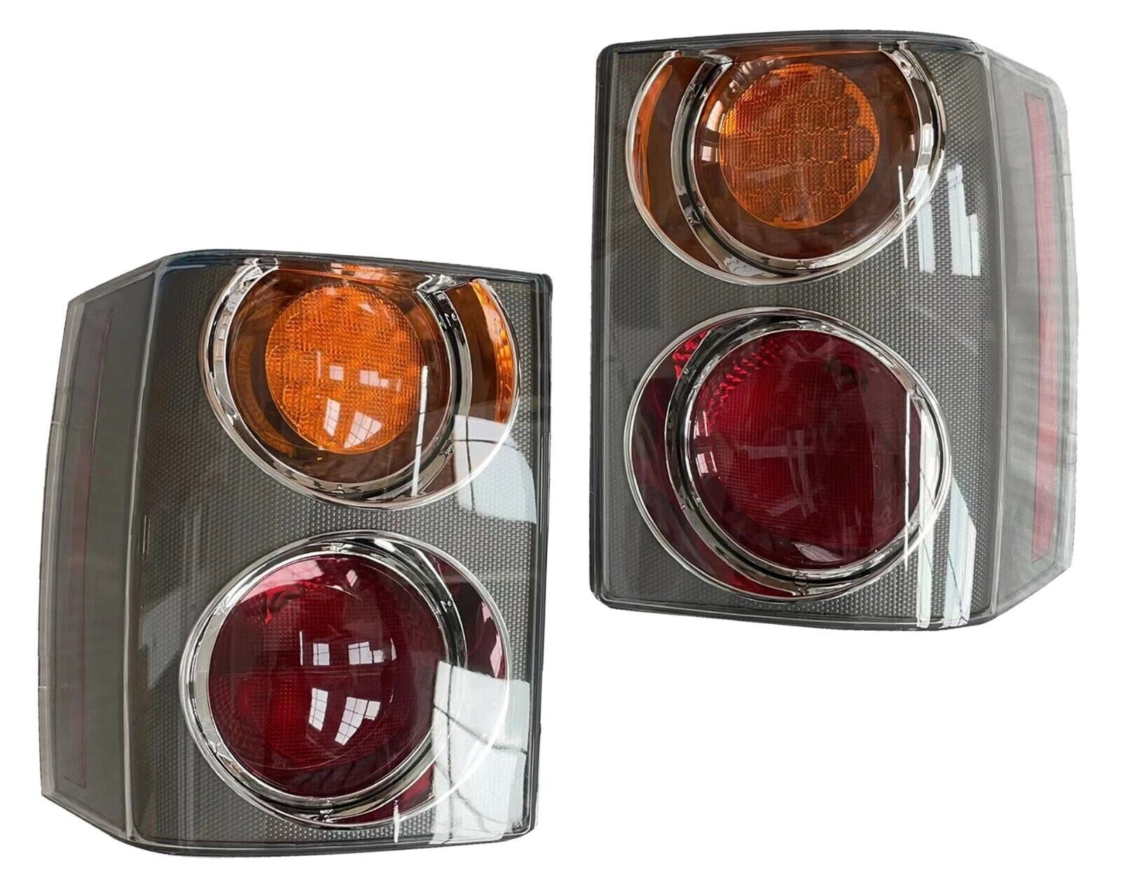 PAIR REAR TAIL LIGHT BRAKE LAMP FOR RANGE ROVER VOGUE L322 2002-2009 AMBER/RED