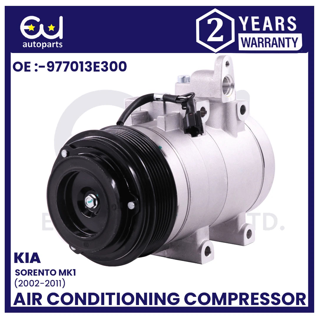 AIR CON AC COMPRESSOR PUMP FOR KIA SORENTO MK1 JC 2002-2011 2.5 CRDi DIESEL