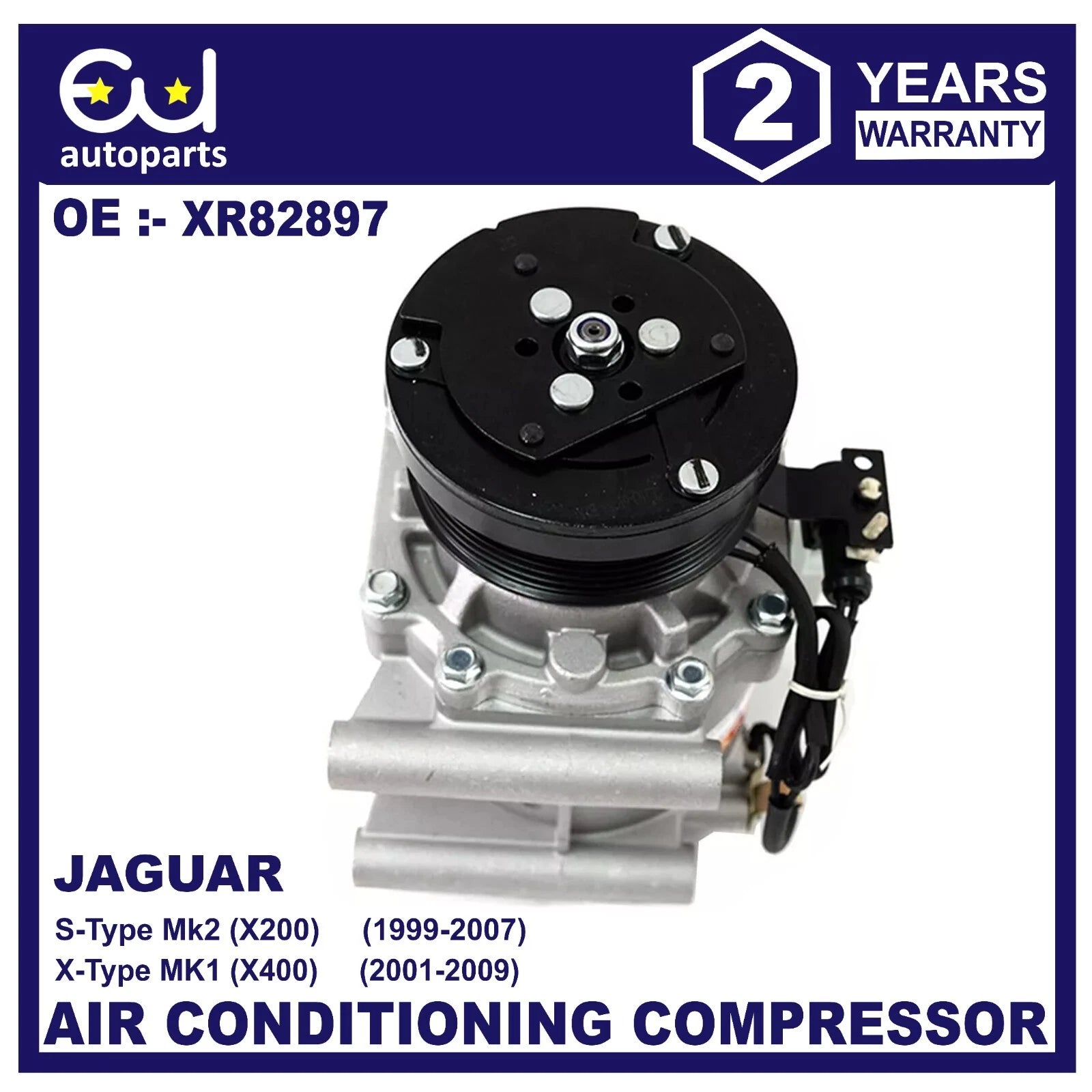 AIR CON AC COMPRESSOR PUMP FOR JAGUAR S-TYPE X200 X-TYPE X400 2.5 2.7 3.0 PETROL