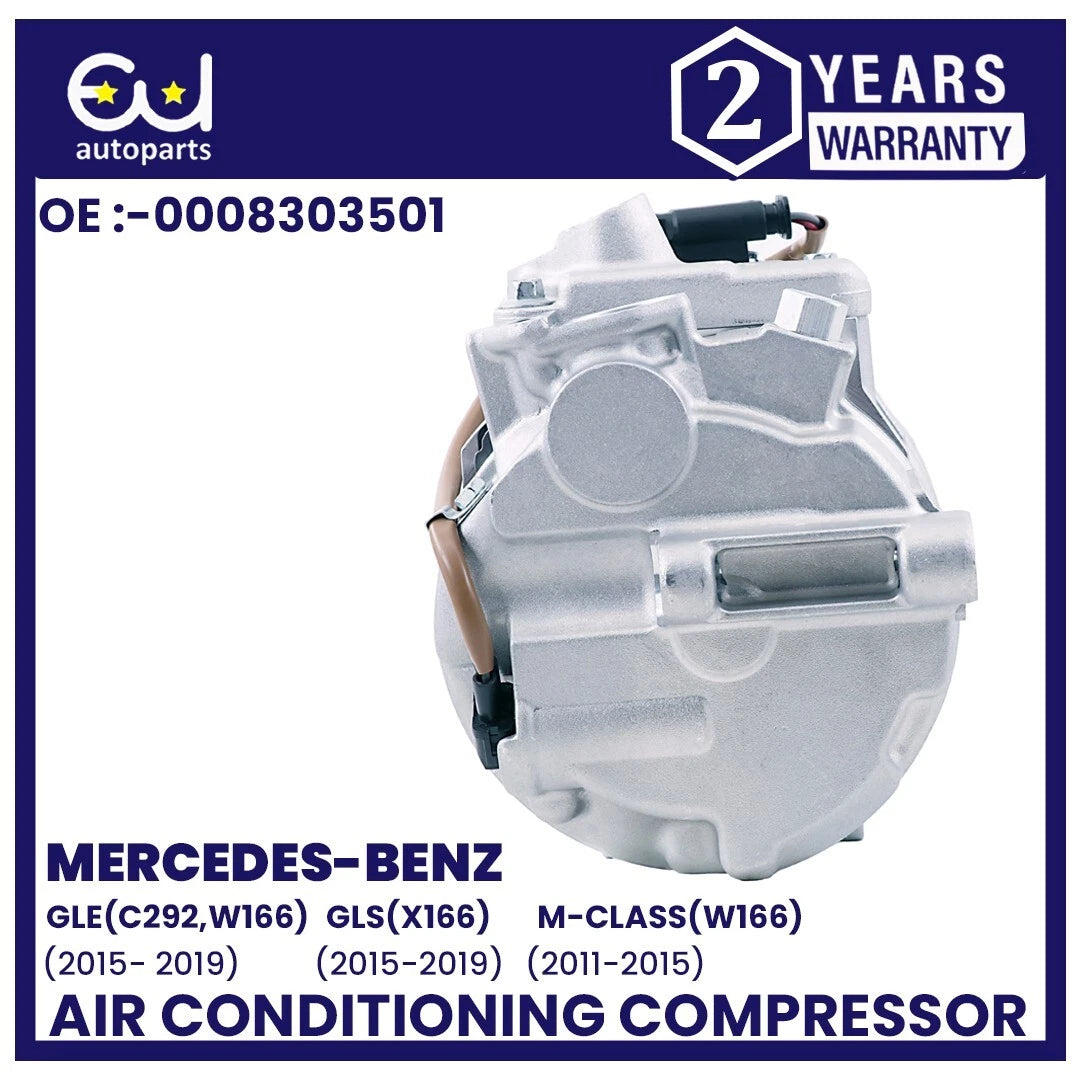 AIR CON A/C COMPRESSOR FOR MERCEDES GLE GLS M-CLASS W166 C292 X166 A0008303501