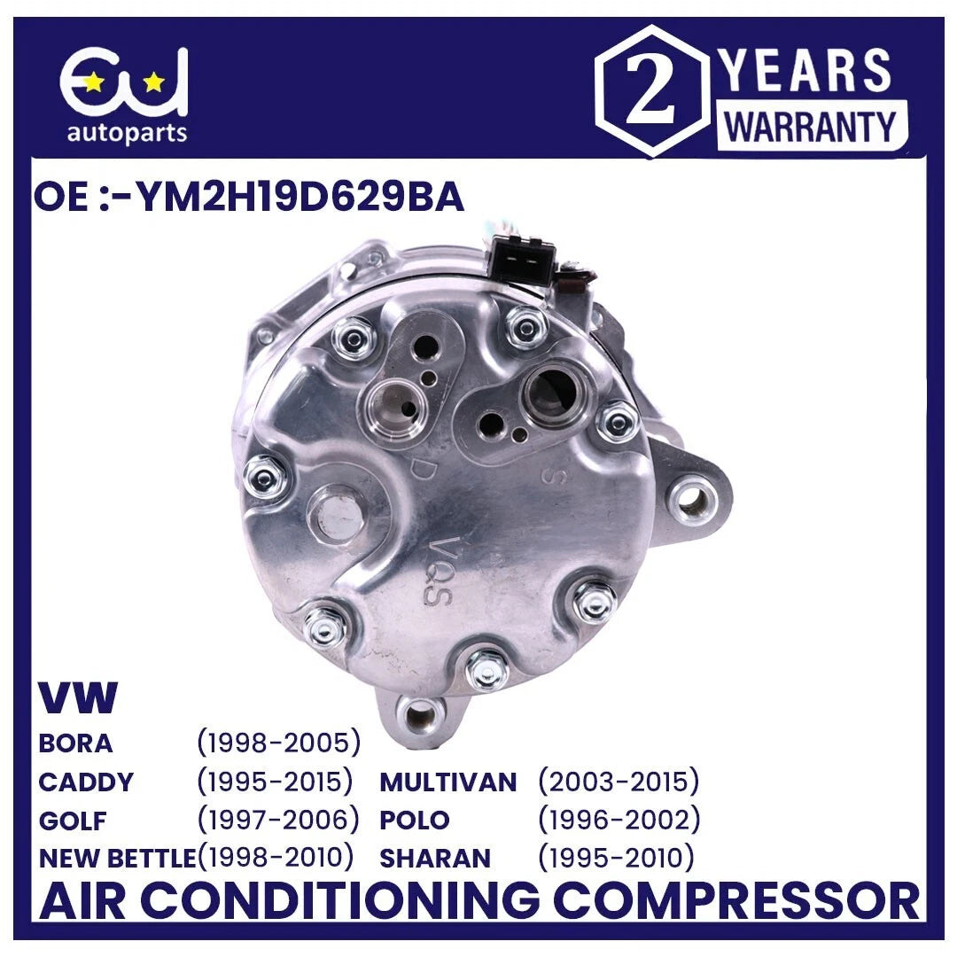 AIR CON AC COMPRESSOR PUMP FOR VW GOLF IV BORA 1J POLO 6V SHARAN TRANSPORTER