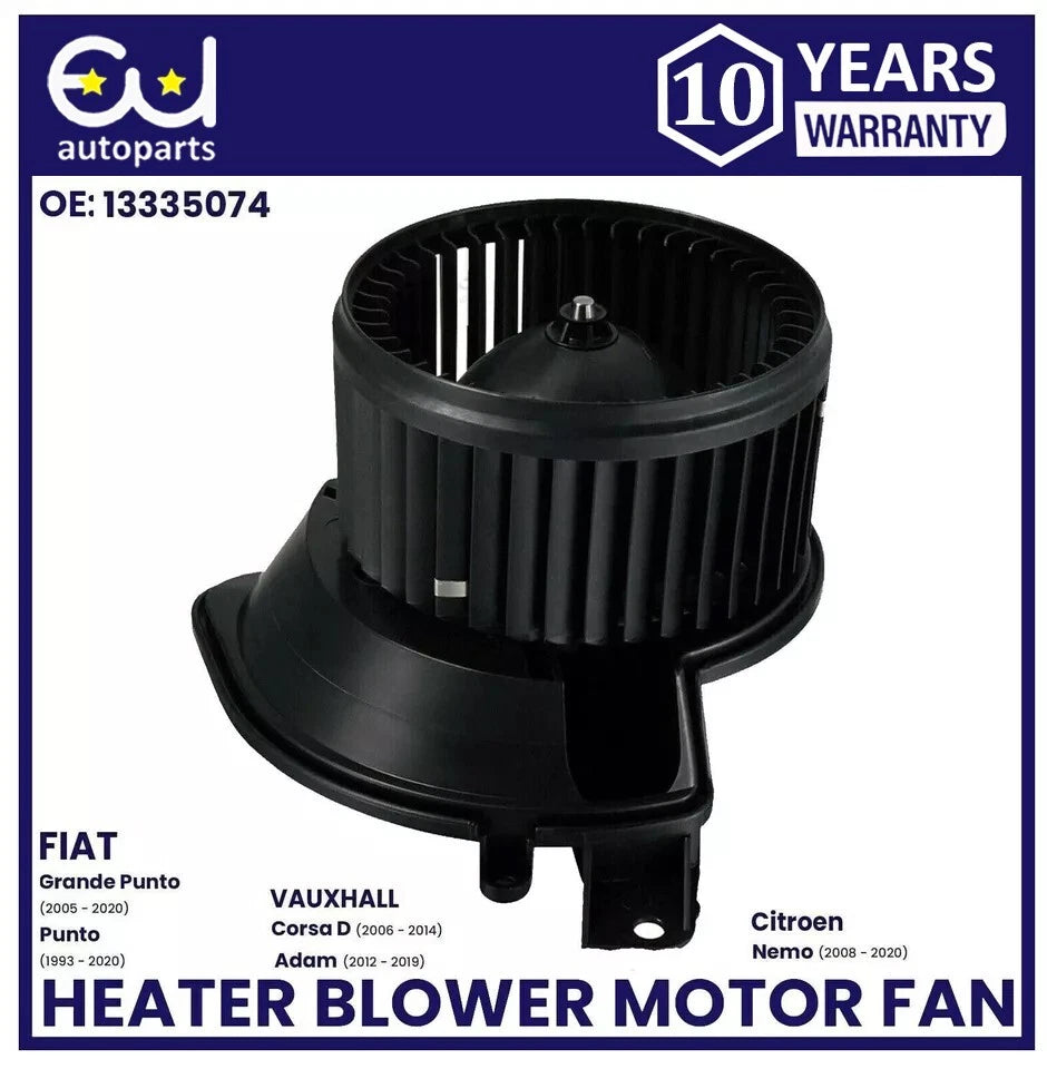HEATER BLOWER MOTOR FAN FOR VAUXHALL CORSA D CORSA E PUNTO GRAND PUNTO ADAM