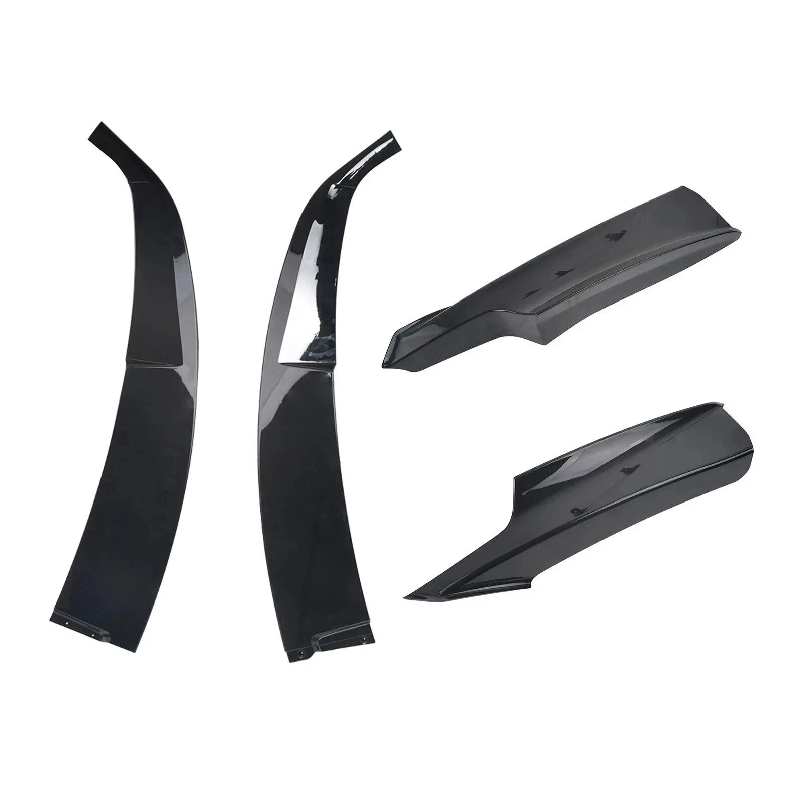 REAR DIFFUSER FRONT SPLITTER M SPORT FOR BMW 3 SERIES F30 F31 GLOSS BLACK 12-18