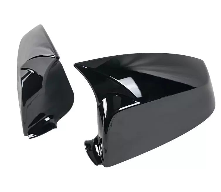 FOR BMW 5 SERIES E60 E61 FACELIFT GLOSS BLACK SIDE REAR VIEW MIRROR COVER CAP