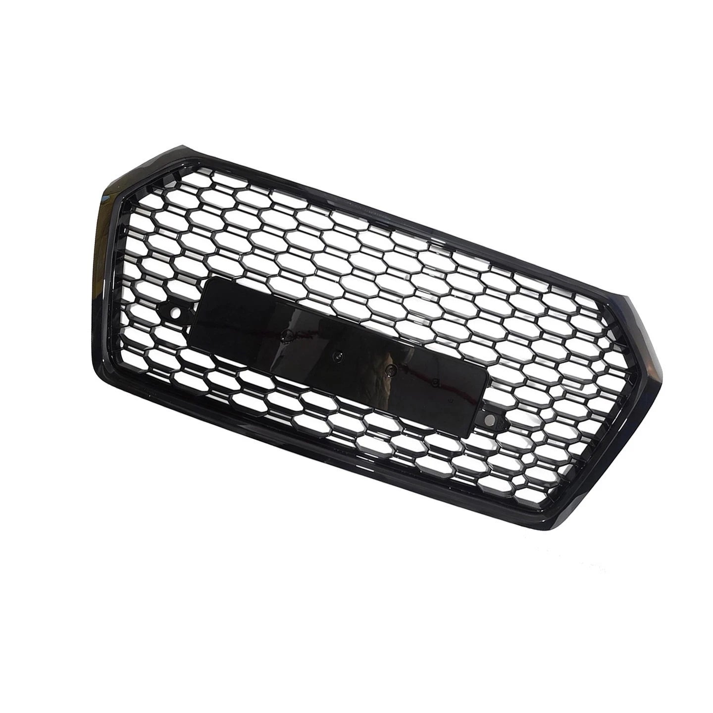 'RSQ5 STYLE' FRONT BUMPER HONEYCOMB GRILLE GLOSS BLACK FOR AUDI Q5 SQ5 FY 17-20