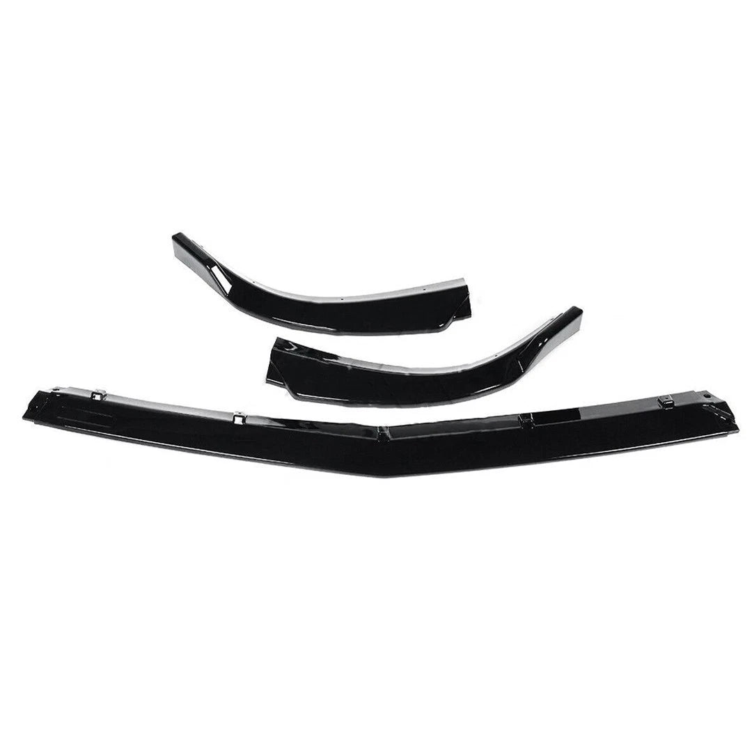 FOR MERCEDES C CLASS W204 S204 FRONT BUMPER LIP SPOILER SPLITTER GLOSS 07-13