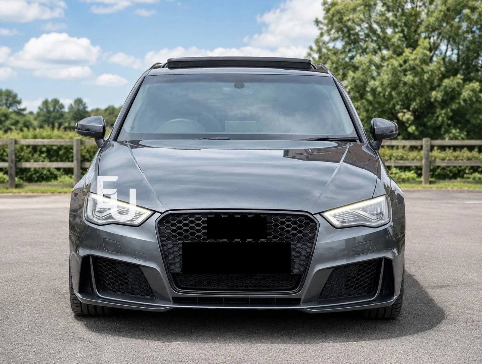 RS3 STYLE FRONT BUMPER CONVERSION KIT FOR AUDI A3 8V 2012-2016 HATCHBACK