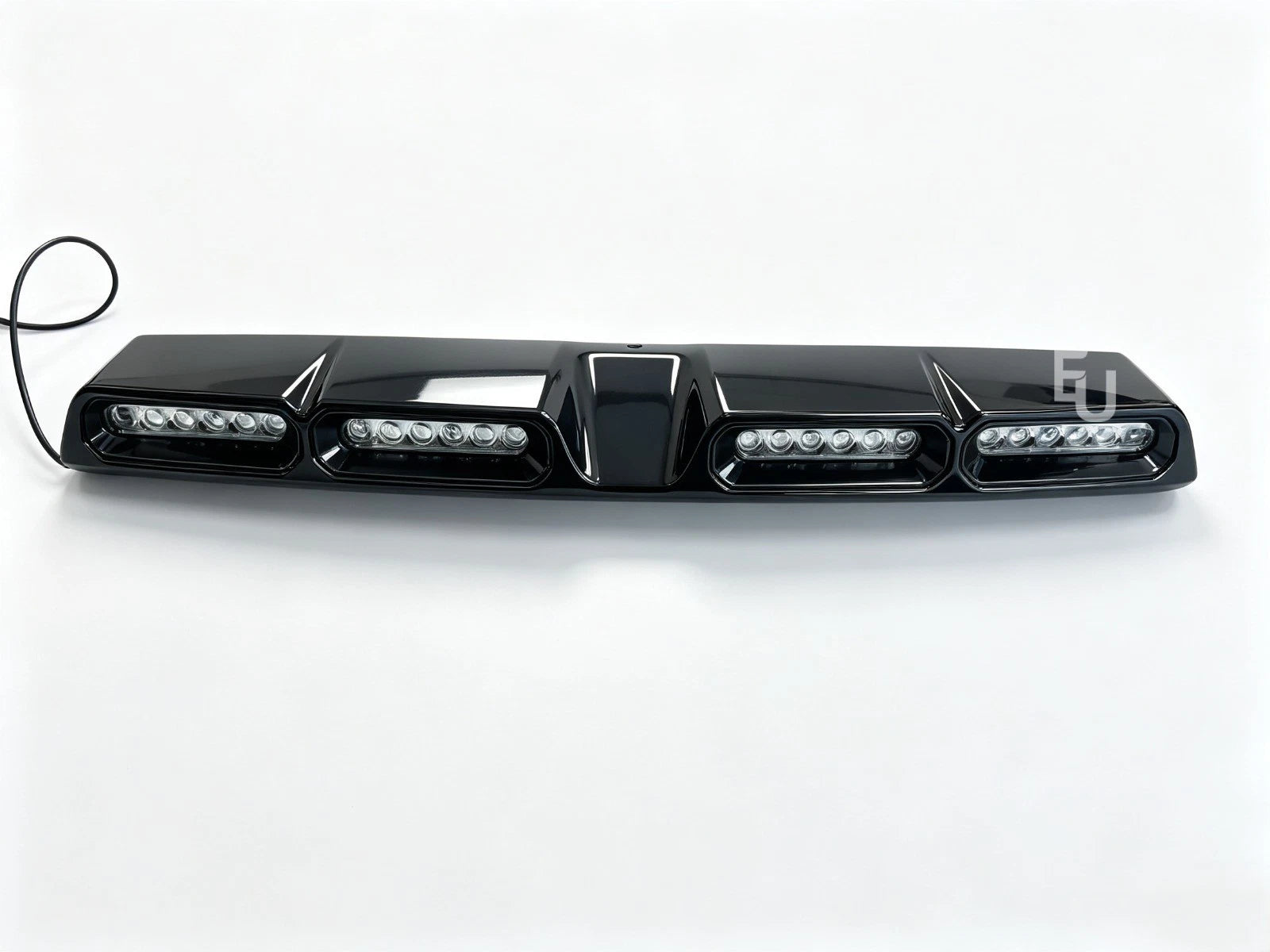 ROOF LIGHT BAR DRL LED GLOSS BLACK FOR MITSUBISHI L200 TRITON MK5 MK6 2015+