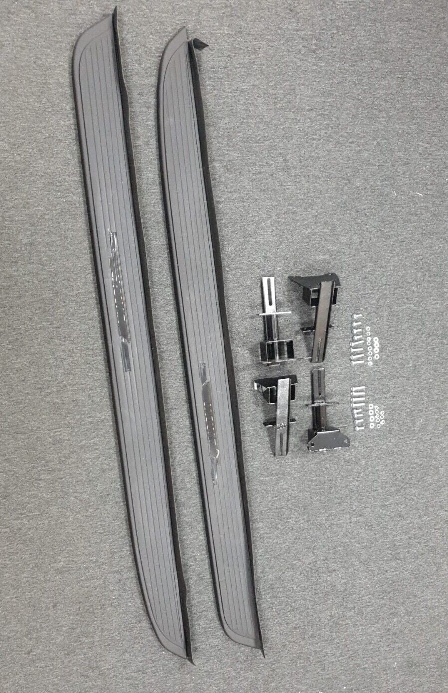 SIDE STEPS RUNNING BOARDS FOR JAGUAR F-PACE XF MK2 X260 STEALTH ALL BLACK 2017+