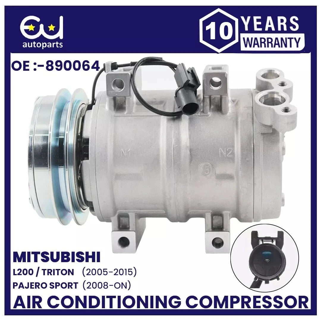 AIR CONDITIONING COMPRESSOR FOR MITSUBISHI L200 TRITON PAJERO SPORT 2.5 MN123626