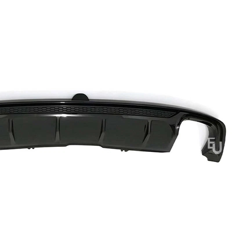 FOR AUDI A5 S5 B9 S-LINE PRE-LCI REAR DIFFUSER TAILPIPES GLOSS BLACK 2016-2019