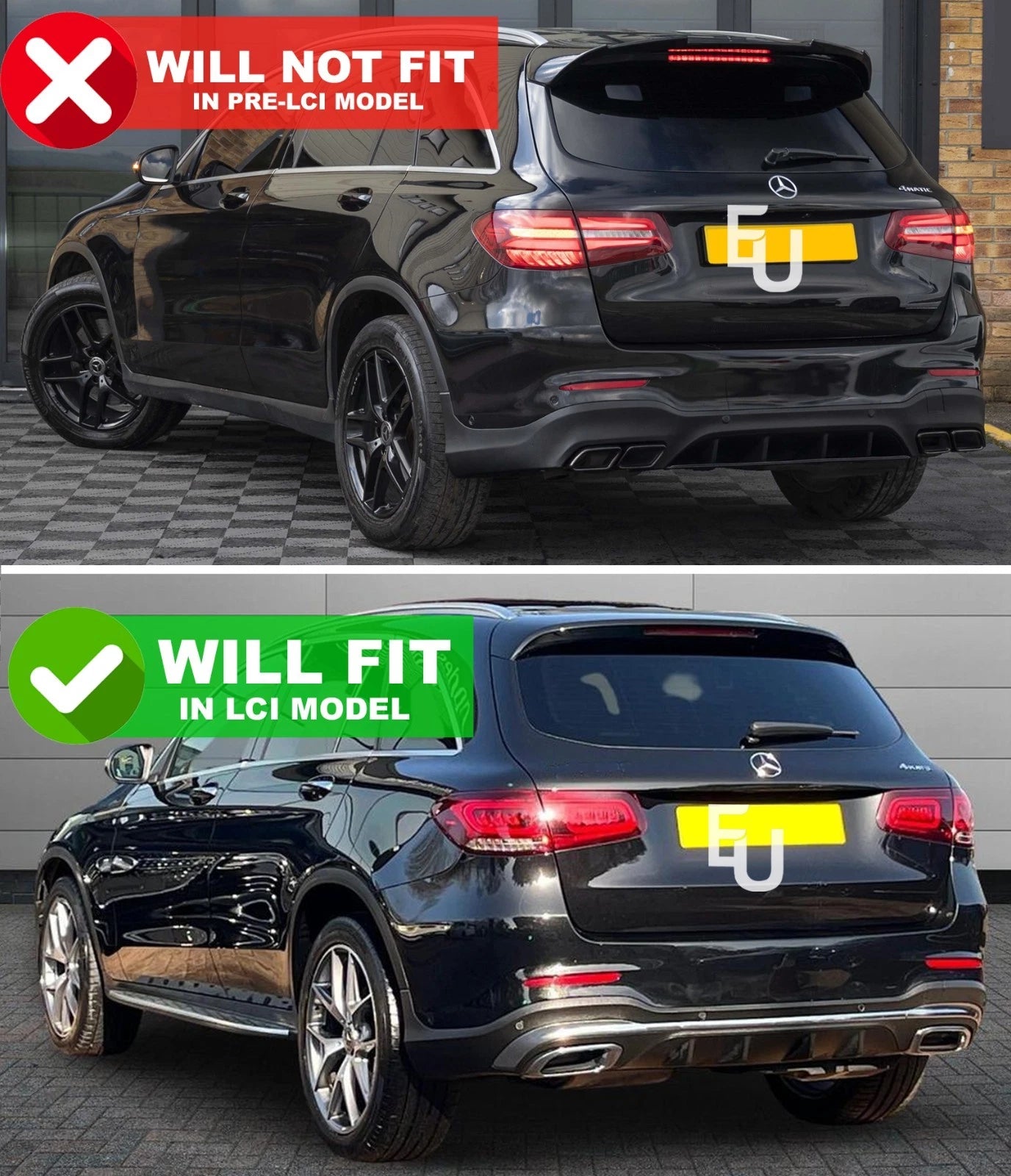 LH LEFT SIDE OUTER REAR TAIL LIGHT LAMP FOR MERCEDES GLC CLASS W253 X253 19-22