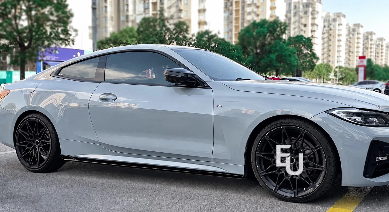 FOR BMW 4 SERIES G22 G23 BODYKIT BODY KIT FRONT SPLITTER REAR DIFFUSER W/LED 20+