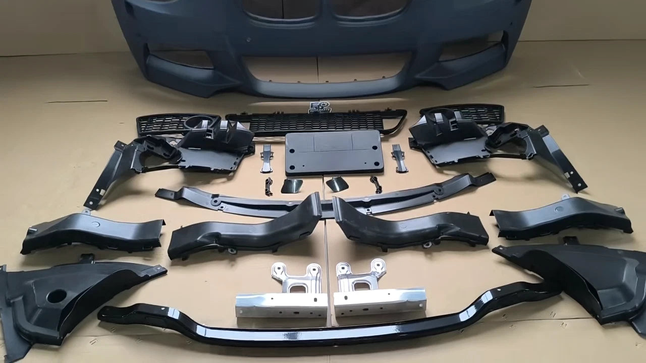 FOR BMW 1 SERIES F20 F21 M SPORT FRONT BUMPER KIT W/PDC & WASHER HOLE 2011-2015