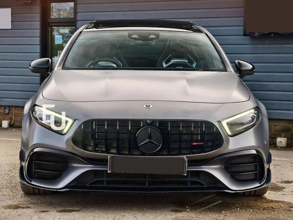 FOR MERCEDES A CLASS W177 V177 A45 STYLE FULL FRONT BUMPER GRILL BODYKIT 2019-22