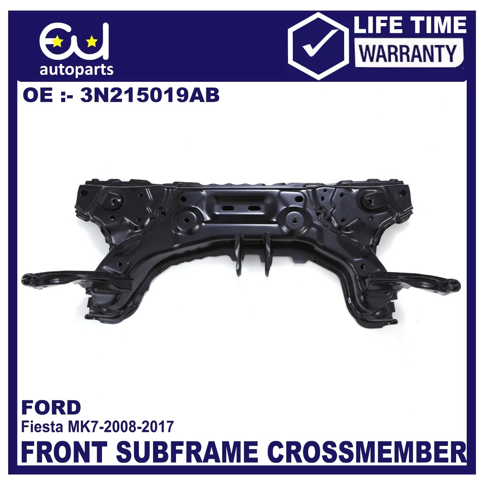 FRONT AXLE SUBFRAME CROSSMEMBER FOR FORD FIESTA MK7 2008-2017 AUTOMATIC 1758709