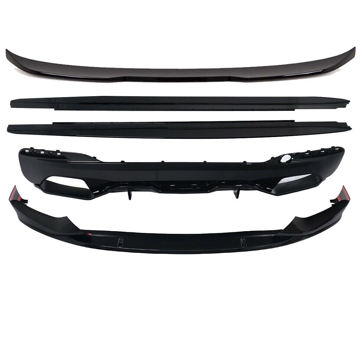 FOR BMW 5 SERIES G30 MP BODYKIT FRONT SPLITTER SIDE SKIRT DIFFUSER 2017-2020