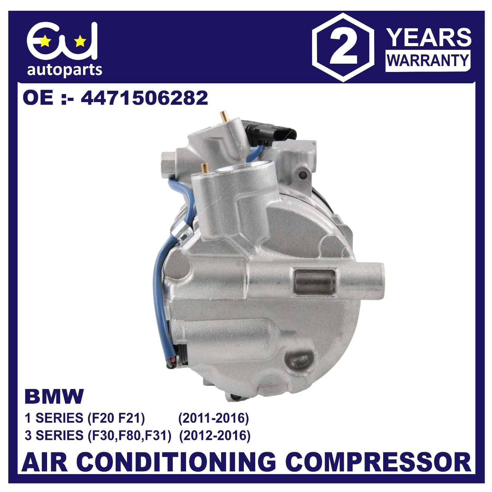 AIR CON AC COMPRESSOR PUMP FOR BMW 1 3 SERIES F20 F21 F30 F80 F31 64529222308