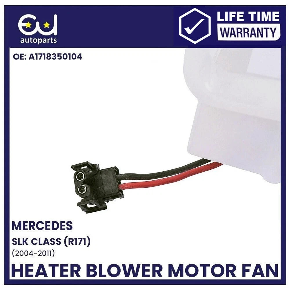 FOR MERCEDES BENZ SLK R171 HEATER MOTOR BLOWER UNIT FAN 1718350104 2004-2011 RHD