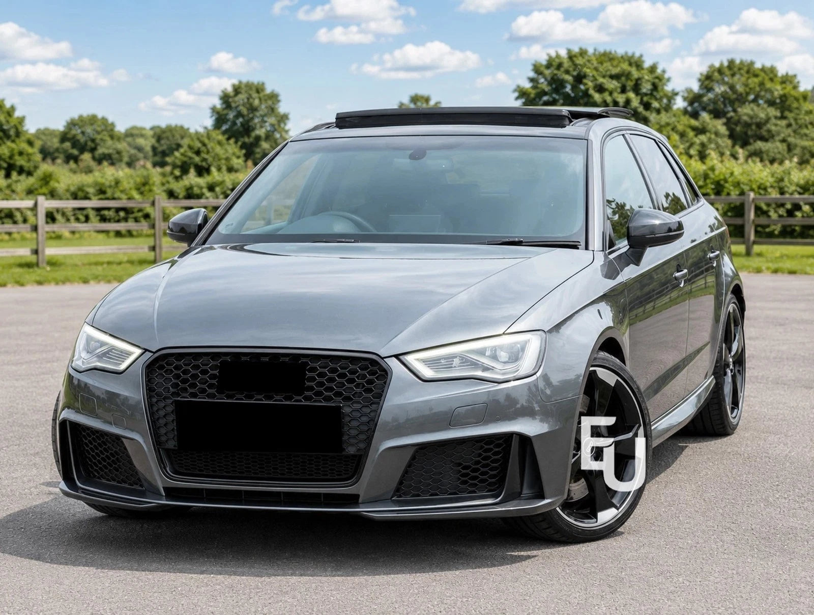 RS3 STYLE FRONT BUMPER CONVERSION KIT FOR AUDI A3 8V 2012-2016 HATCHBACK