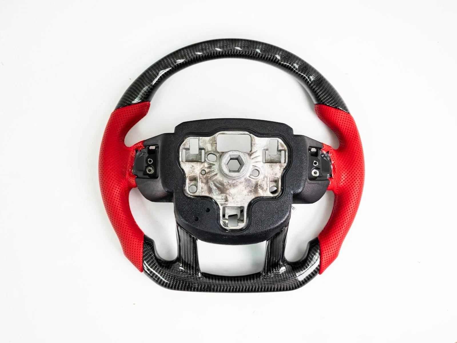 FOR RANGE ROVER SPORT DISCOVERY SPORT HEATED STEERING WHEEL REAL CARBON FIBER