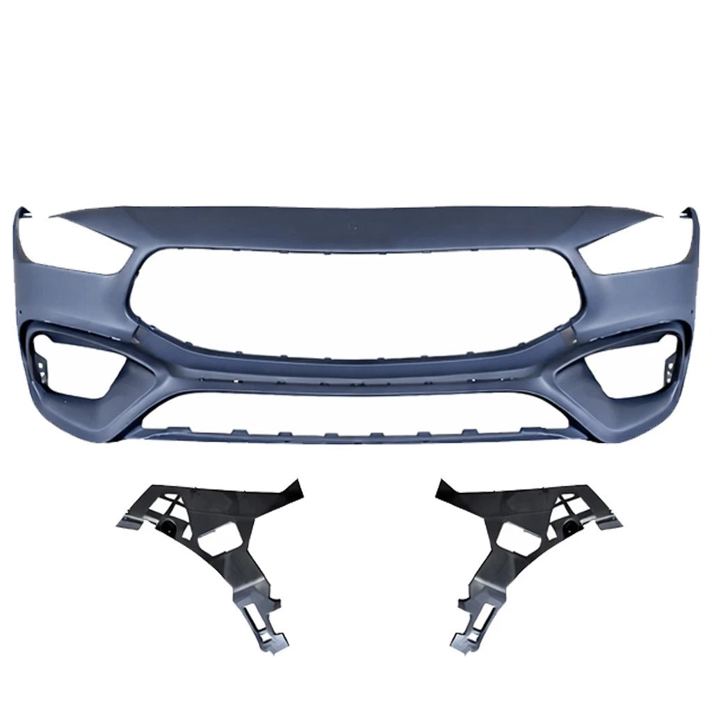FOR MERCEDES C118 W118 CLA45 STYLE FULL FRONT BUMPER GRILLE BODYKIT PRIMED 2019+