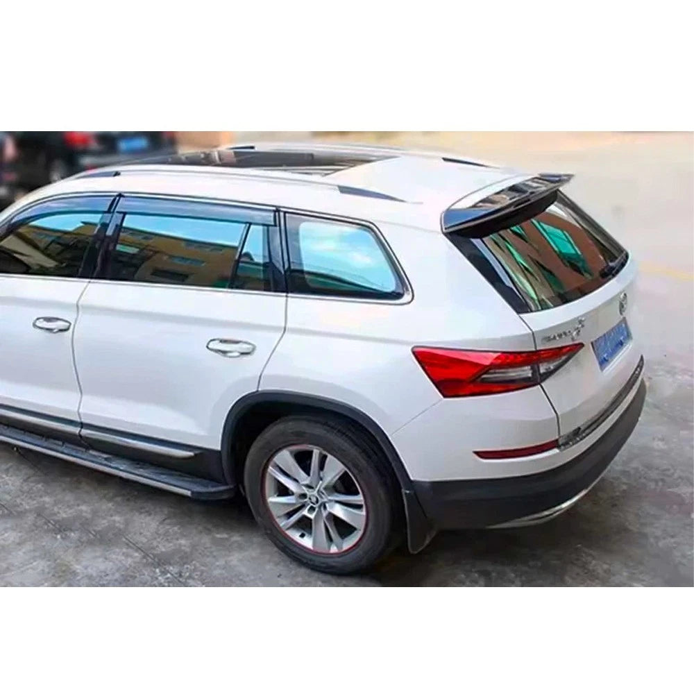 REAR ROOF SPOILER WING LIP SPLITTER FOR SKODA KODIAQ RS LOOK 2017-21 GLOSS BLACK