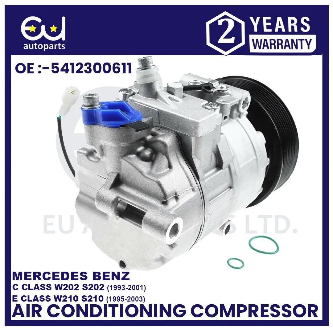 AIR CON AC COMPRESSOR FOR MERCEDES C E M S CLASS W202 S202 W140 W210 SLK R170