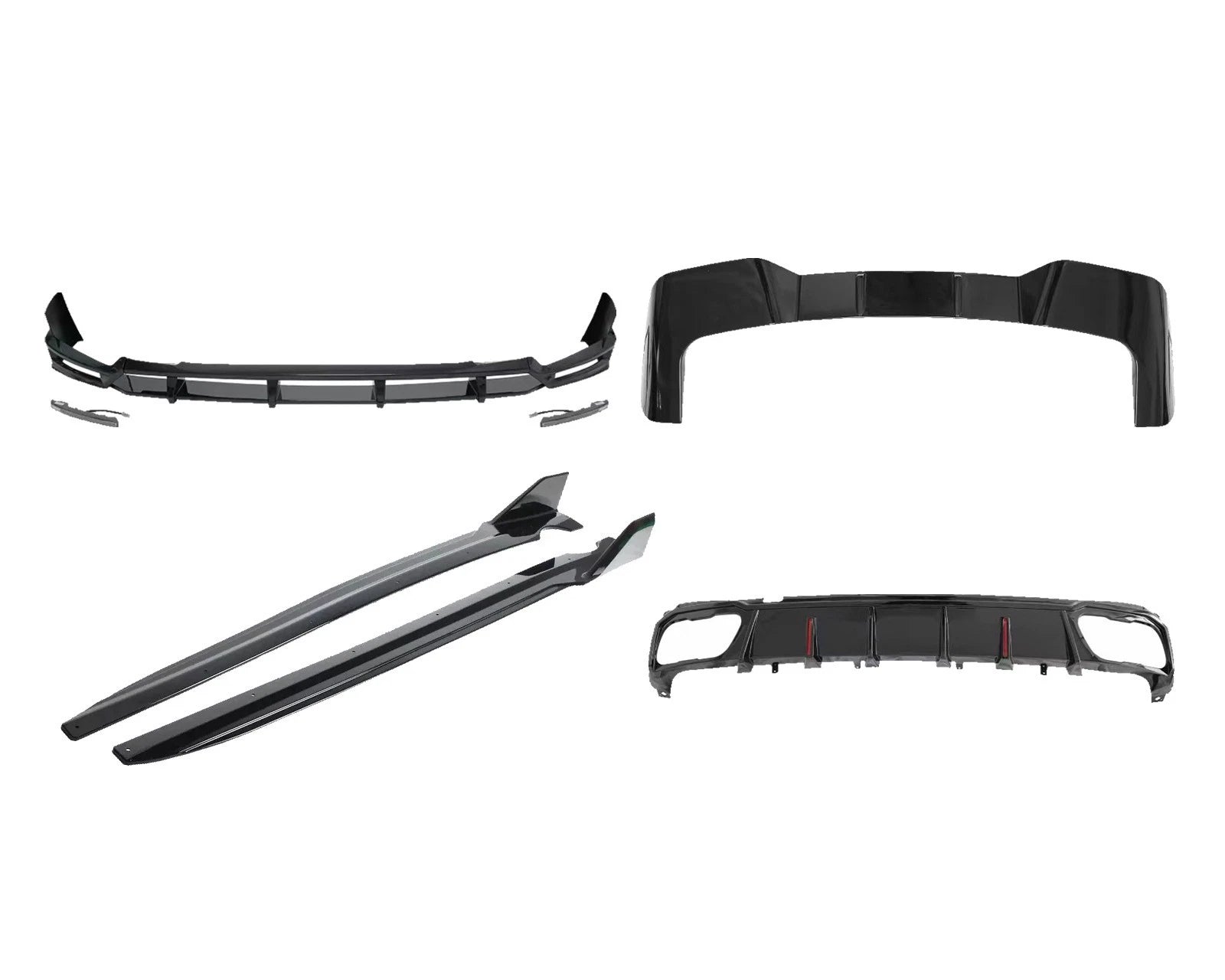 BLACK KNIGHT PERFORMANCE BODY KIT BODYKIT FRONT SPLITTER FOR BMW X5 G05 LCI 23+