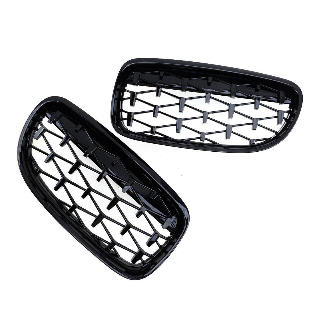 FOR BMW 3 SERIES E90 E91 SEDAN DIAMOND FRONT KIDNEY GRILL GRILLE FACELIFT 09-12